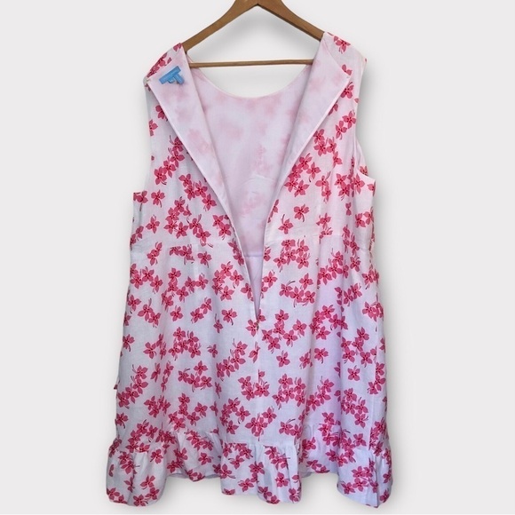 NWOT Draper James Floral Linen Faux Wrap Dress - Picture 12 of 15